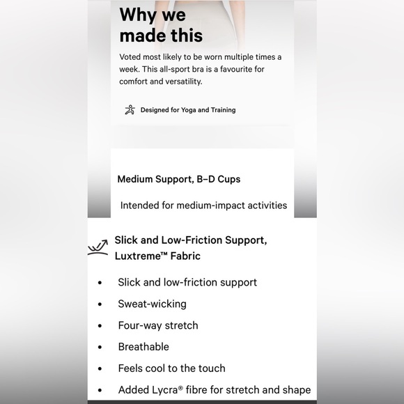 LULULEMON/Energy Sports Bra-8 - Picture 12 of 14